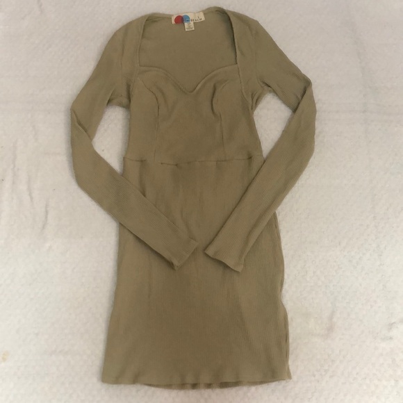 Free People Beach Long Sleeve Bodycon - Picture 1 of 5